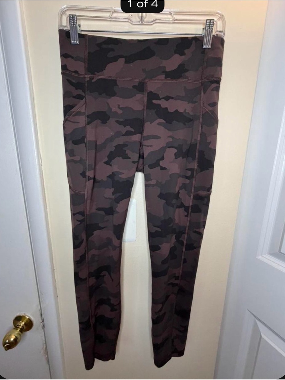 lululemon athletica Camo Leggings in Black and Brown